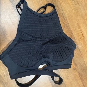 Black Women’s The Chestee Strapy Sports Bra